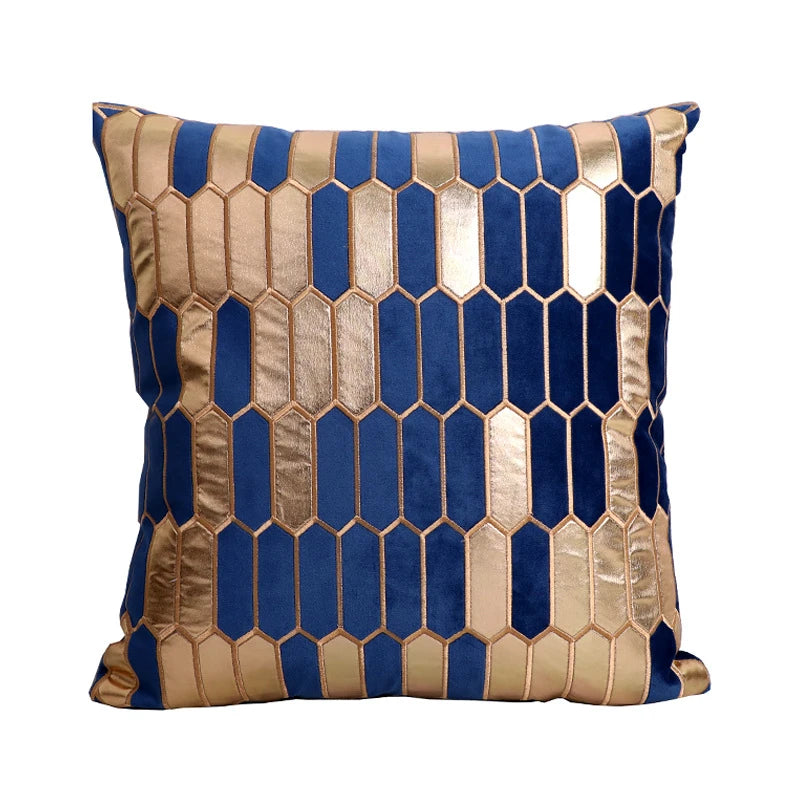 Valette Chenille Embroidered Cushion Cover - Beige