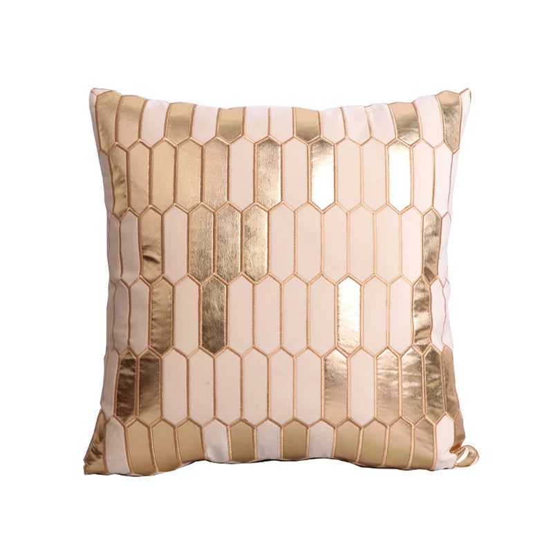 Valette Chenille Embroidered Cushion Cover - Black
