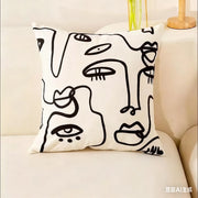 Verona Soft-Touch Cushion Cover - 45 x 45cm Cover Only / Burgundy