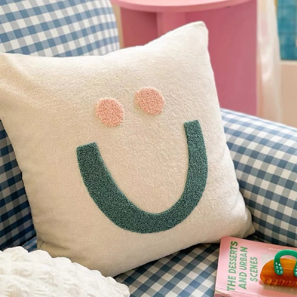 Verona Soft-Touch Cushion Cover - 45 x 45cm Cover Only / Yellow