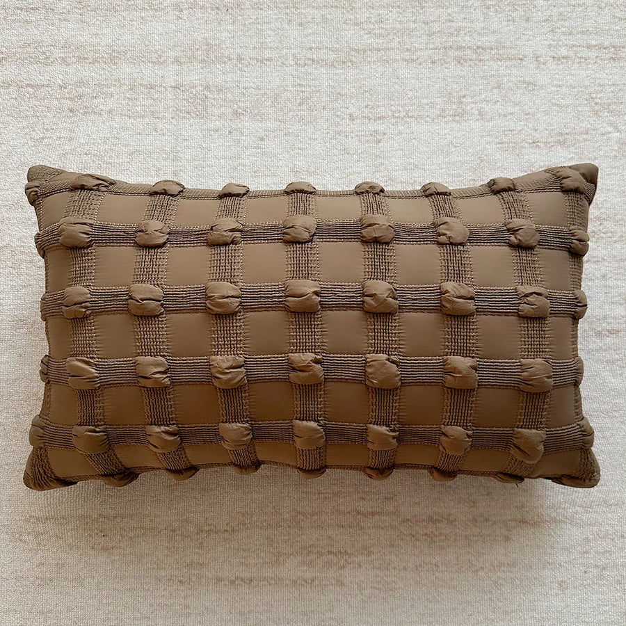 Vicenza Chenille Jacquard Cushion Cover - 40 x 40cm Cover Only / Nocturne Atelier