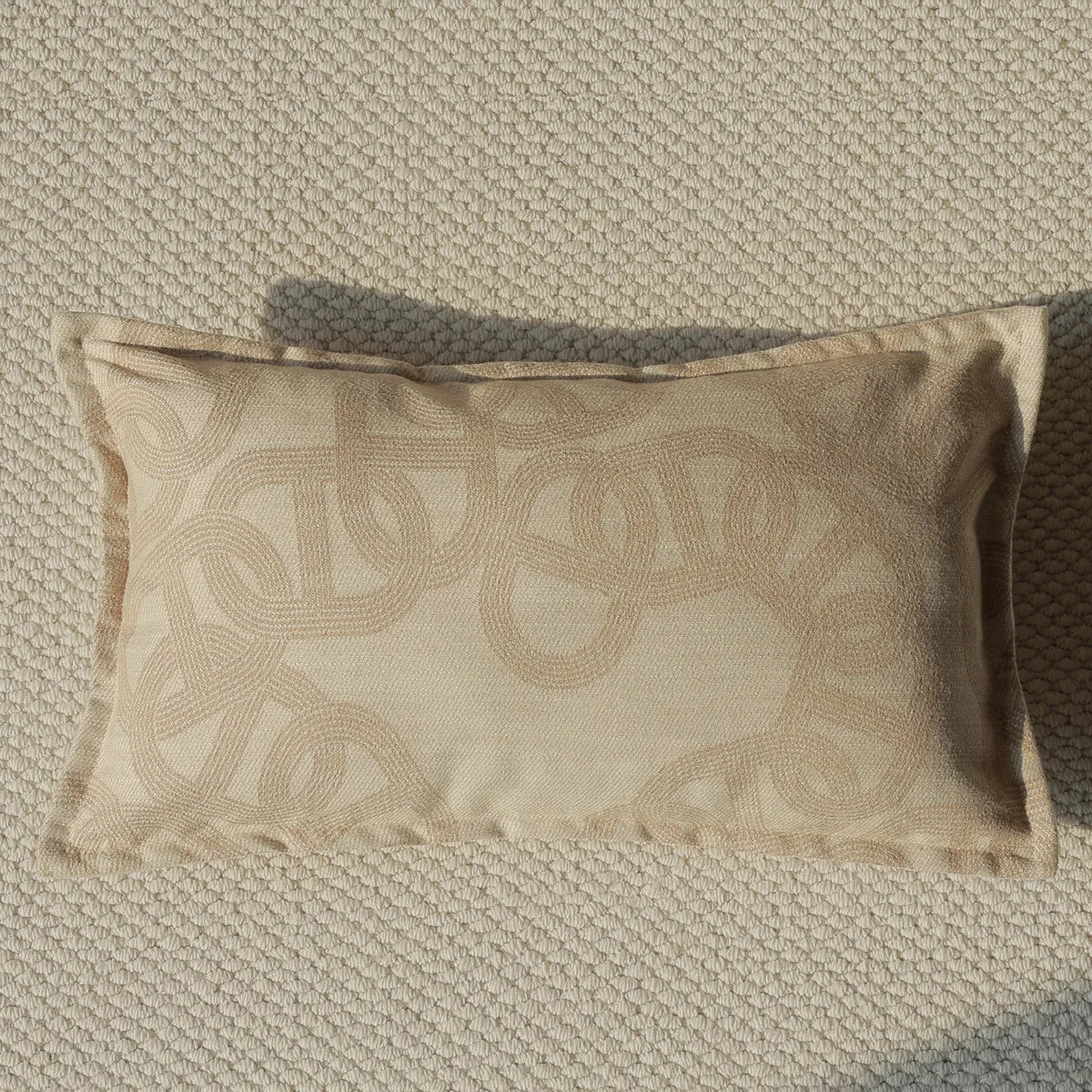 Vicenza Chenille Jacquard Cushion Cover - 40 x 40cm Cover Only / Opaline Auburn