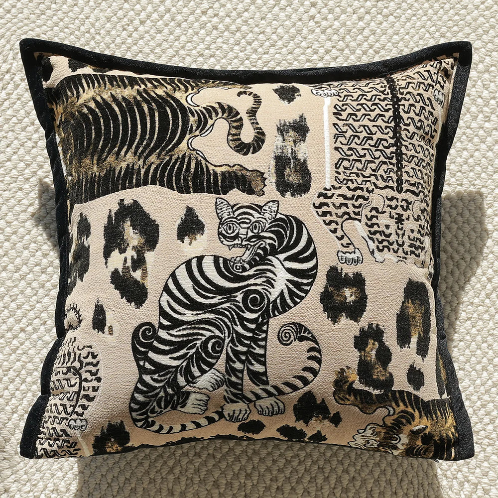 Vicenza Chenille Jacquard Cushion Cover - 45 x 45cm Cover Only / Bellagio Vale