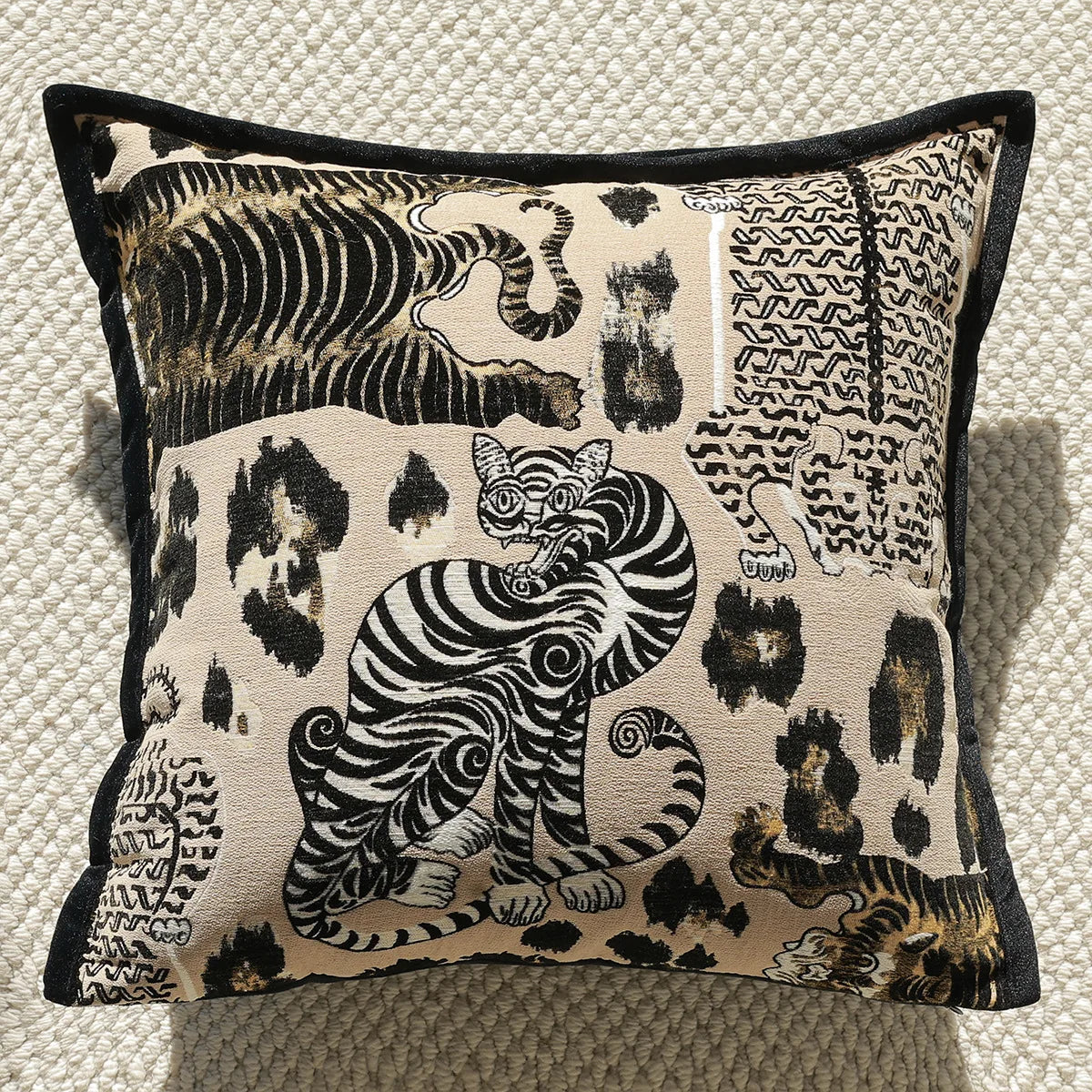 Vicenza Chenille Jacquard Cushion Cover - 45 x 45cm Cover Only / Bellagio Vale