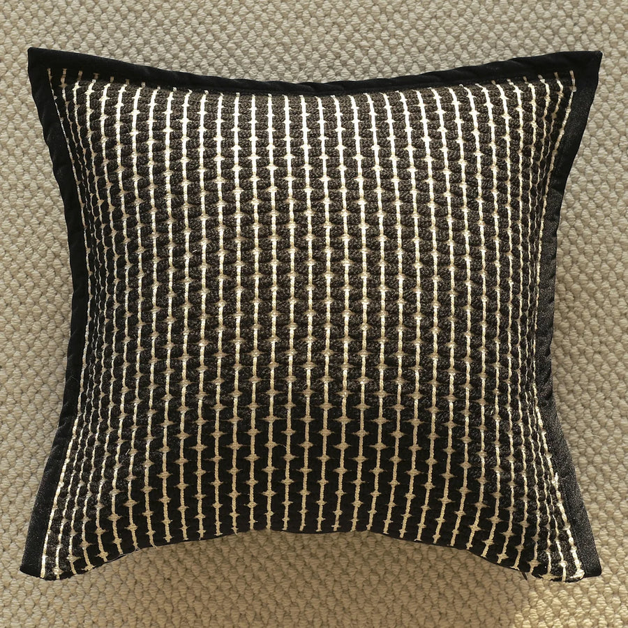 Vicenza Chenille Jacquard Cushion Cover - 45 x 45cm Cover Only / Breton Loom
