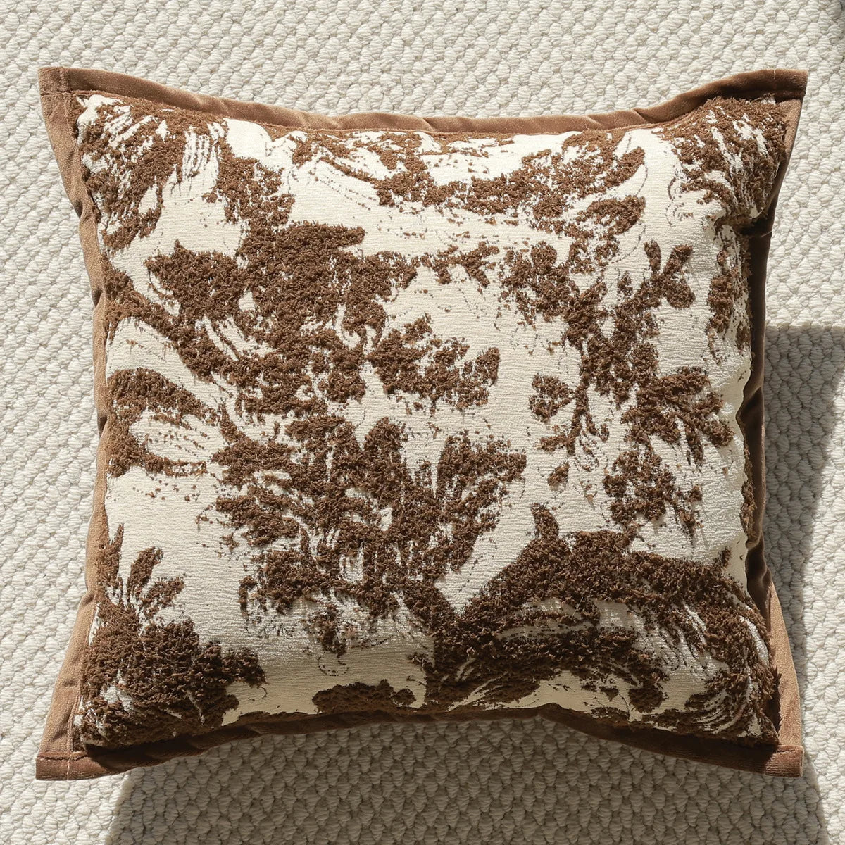 Vicenza Chenille Jacquard Cushion Cover - 45 x 45cm Cover Only / Modena Cavendish