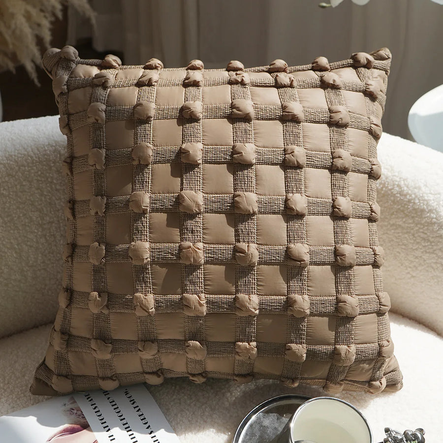 Vicenza Chenille Jacquard Cushion Cover - 45 x 45cm Cover Only / Modena Pavilion
