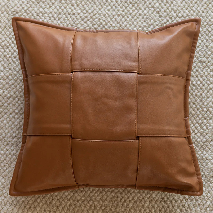 Vicenza Chenille Jacquard Cushion Cover - 45 x 45cm Cover Only / Regatta Aster