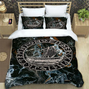 Viking Motif Duvet Cover Set - UK Single / Eloise Atelier