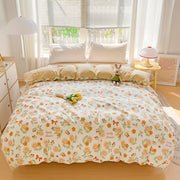 Willow 300TC Cotton Botanical Duvet Cover Set - UK King / Kensington