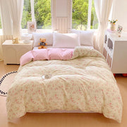 Willow 300TC Cotton Botanical Duvet Cover Set - UK King / Lucerne