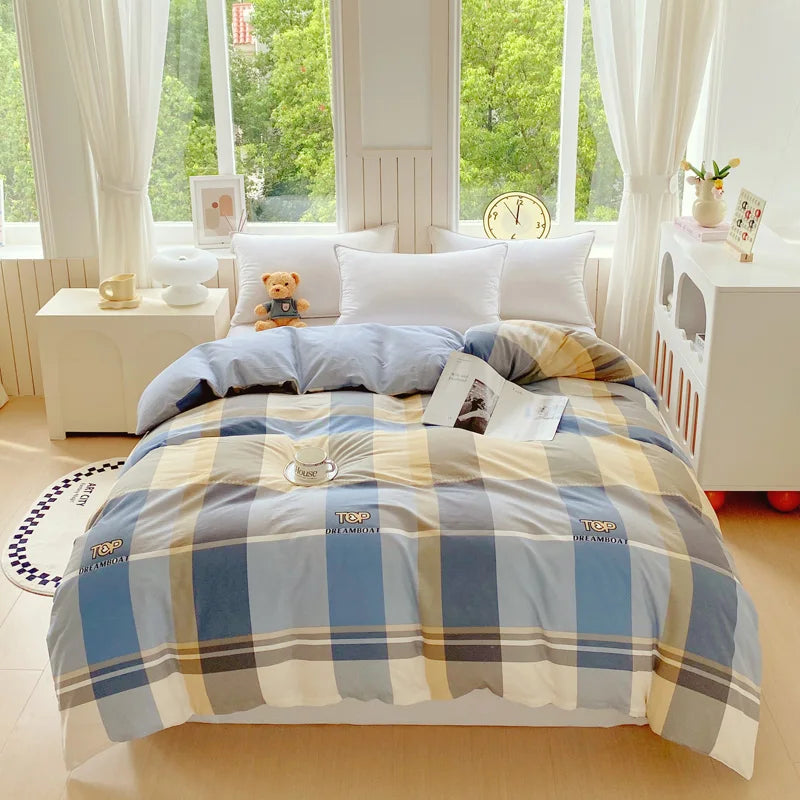 Willow 300TC Cotton Botanical Duvet Cover Set - UK King / Valette