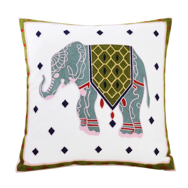 Willow Soft-Touch Botanical Cushion Cover - 45 x 45cm Cover Only / Aveline Westbourne