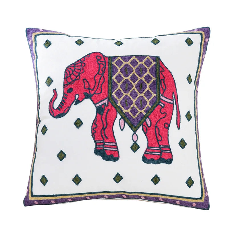 Willow Soft-Touch Botanical Cushion Cover - 45 x 45cm Cover Only / Celeste Belle