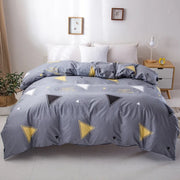 Windsor 500TC Cotton Duvet Cover Set - UK Double / Light Grey