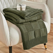Windsor Cotton Check Throw - 130 x 160cm / Laurel Somerset